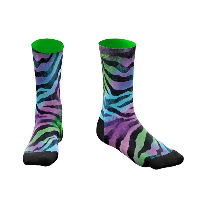 CRAZY Шкарпетки CRAZY SOCKS BLACK-ZEBRA 39-42