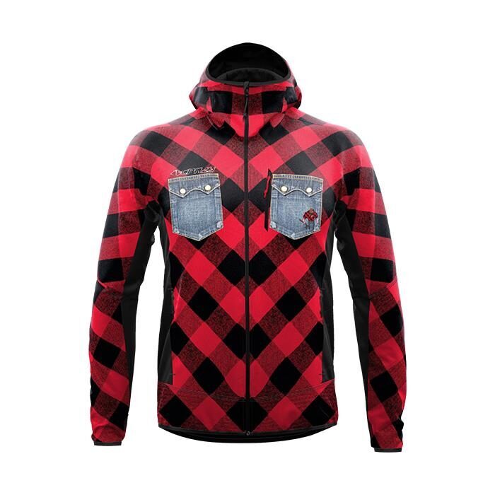 CRAZY Куртка VIPER MAN RED SCOTTISH M