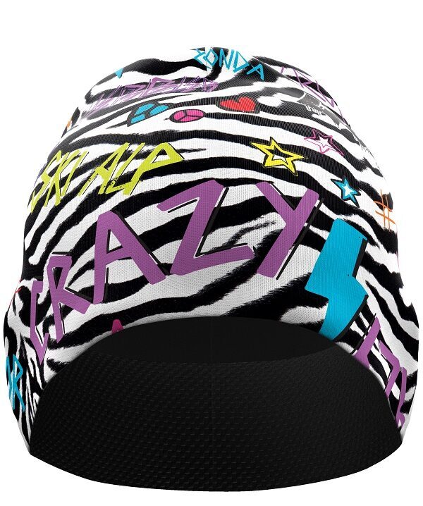 CRAZY Шапка SPIRE THERMO WOMAN BLACK-ZEBRA M