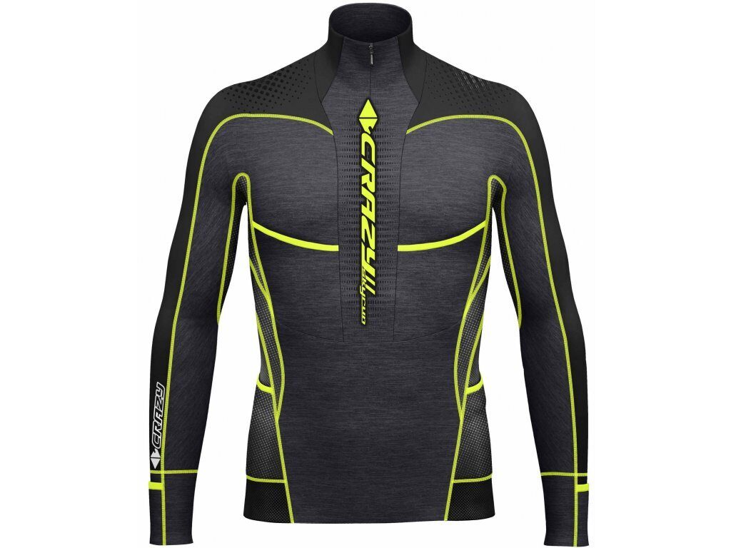 CRAZY Кофта SKY RUN-TRAIL MAN YELLOW FLUO M
