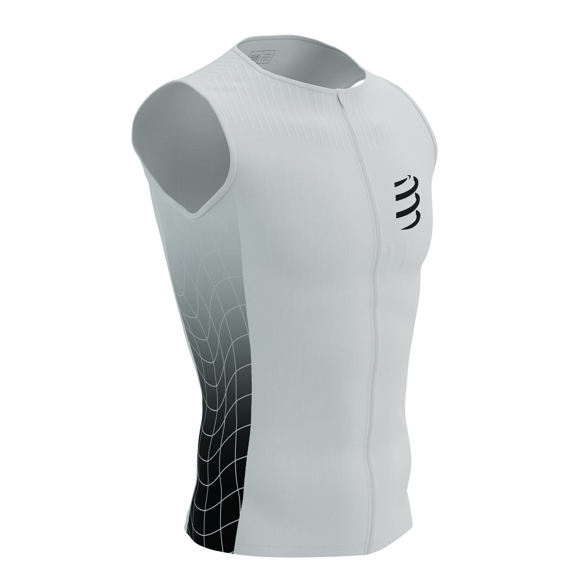 CS Майка Tri Postural Aero Tank Top M, Black/White Print, M