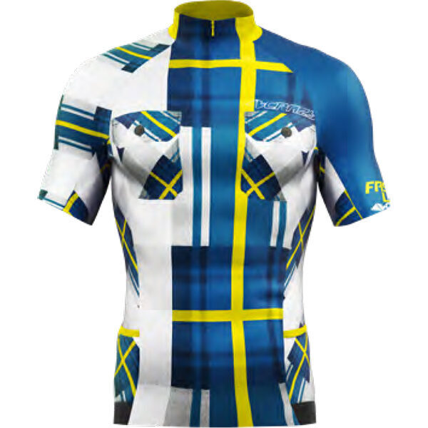 CRAZY Футболка SKY RUN-TRAIL PRINTED MAN BLUETTE SCOTTISH L