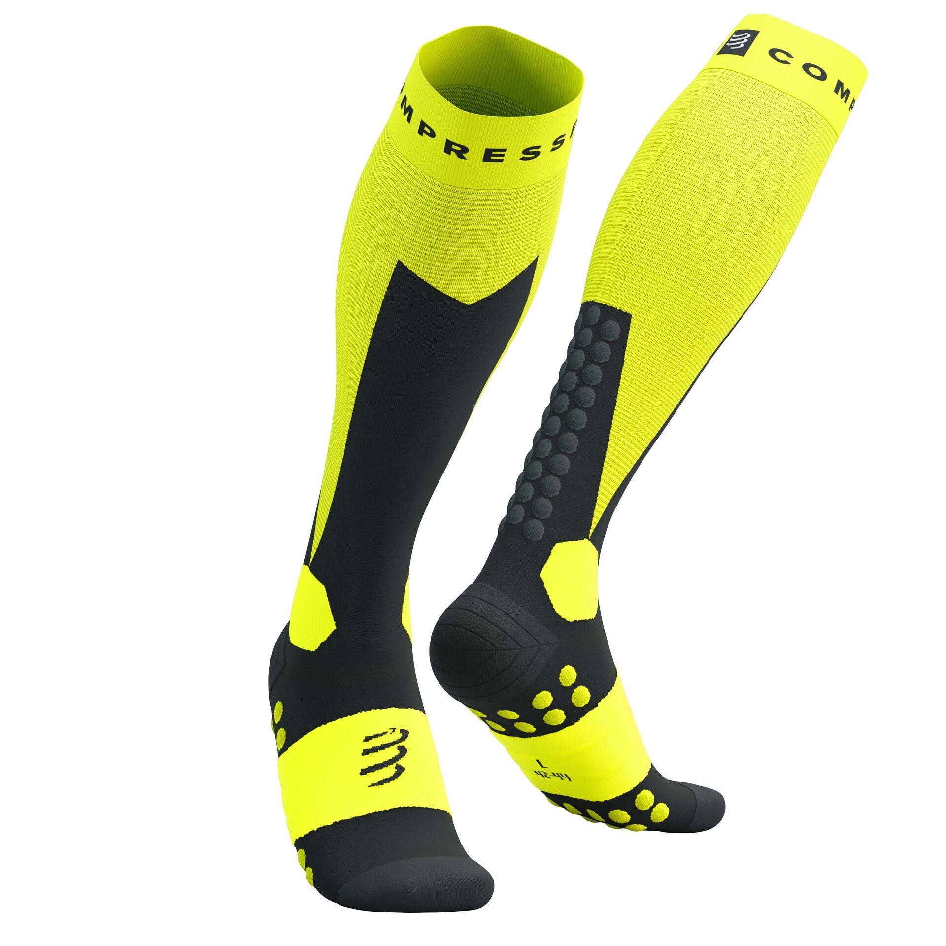CS Гольфи Ski Touring Full Socks, Safe Yellow/Black, T3