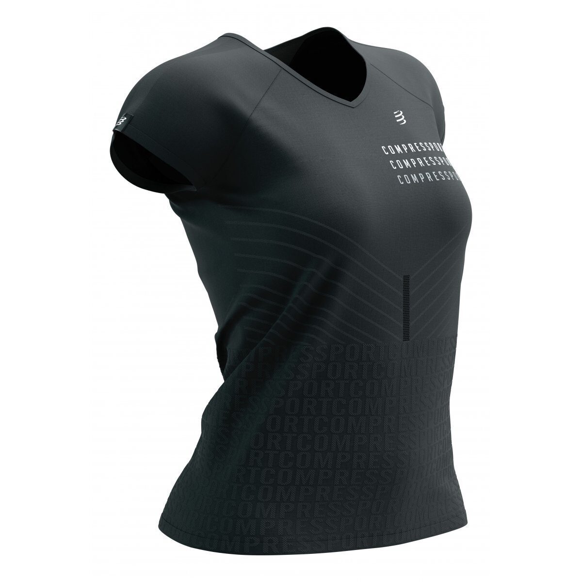 CS Футболка Performance SS Tshirt W - Black Edition 2023, Black/Whit, M