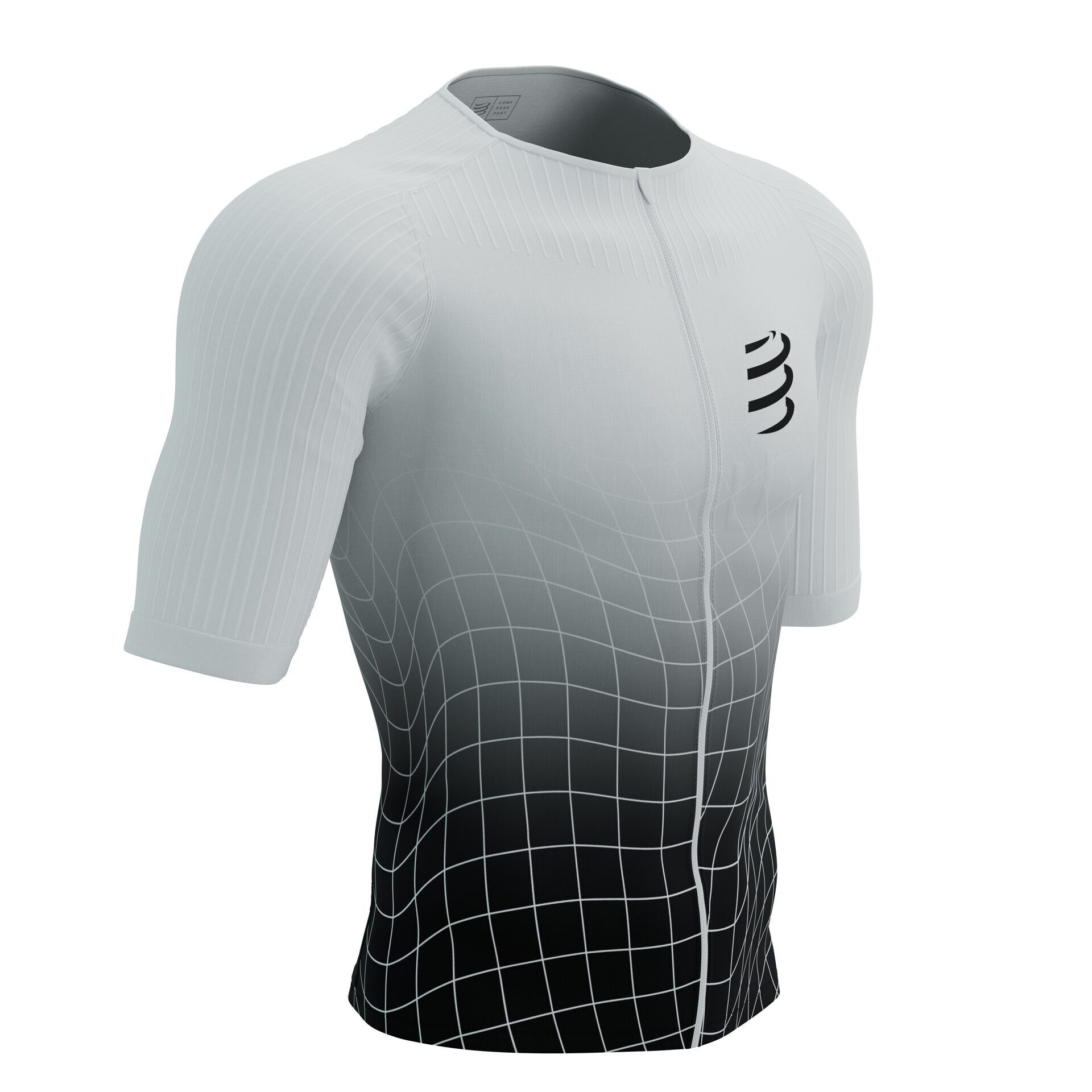CS Футболка Tri Postural Aero SS Top M, Black/White Print, M