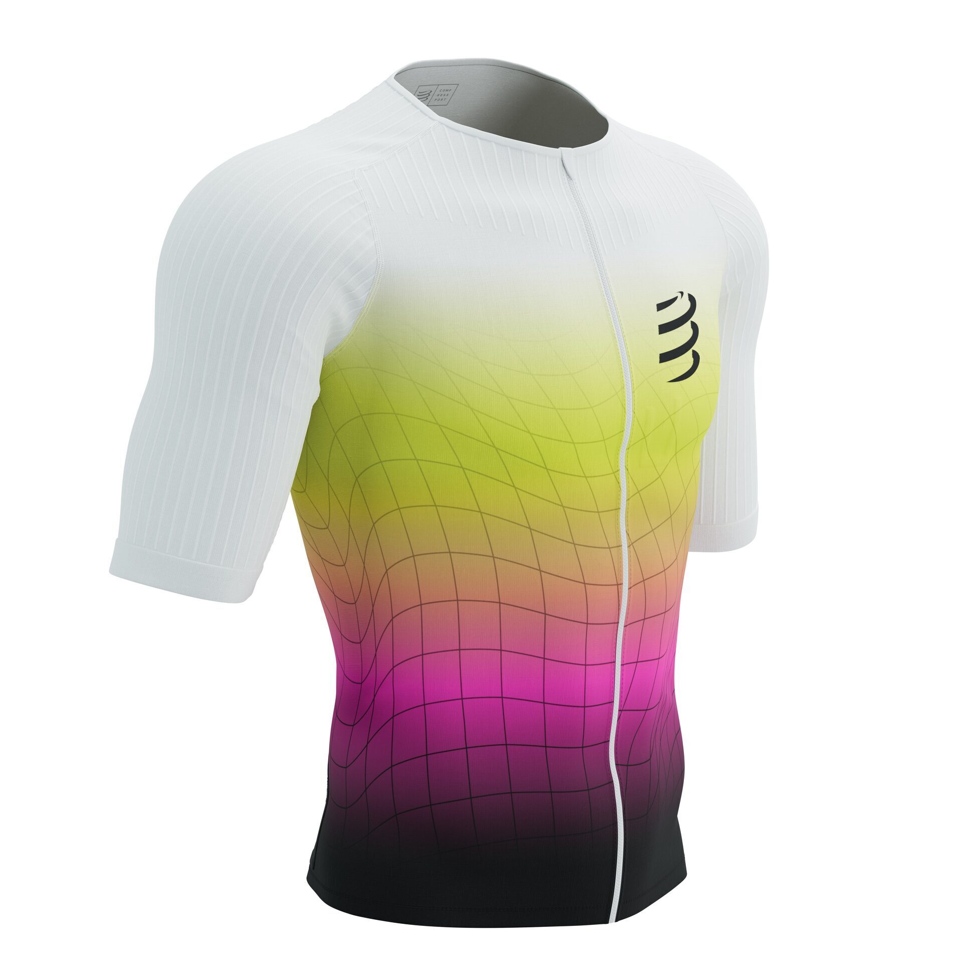 CS Футболка Tri Postural Aero SS Top M, Safe Yellow/Neo Pink, M