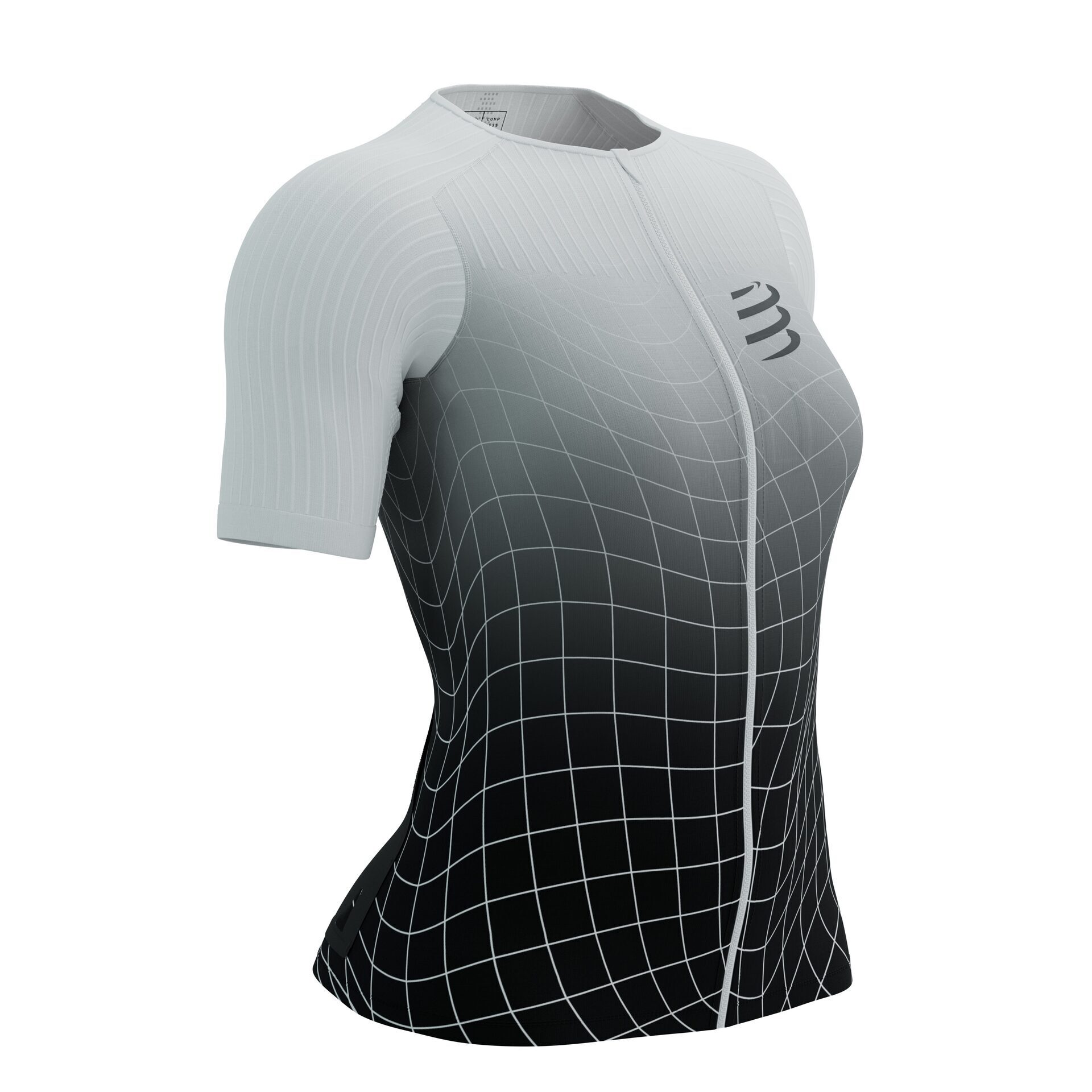 CS Футболка Tri Postural Aero SS Top W, Black/White Print, S