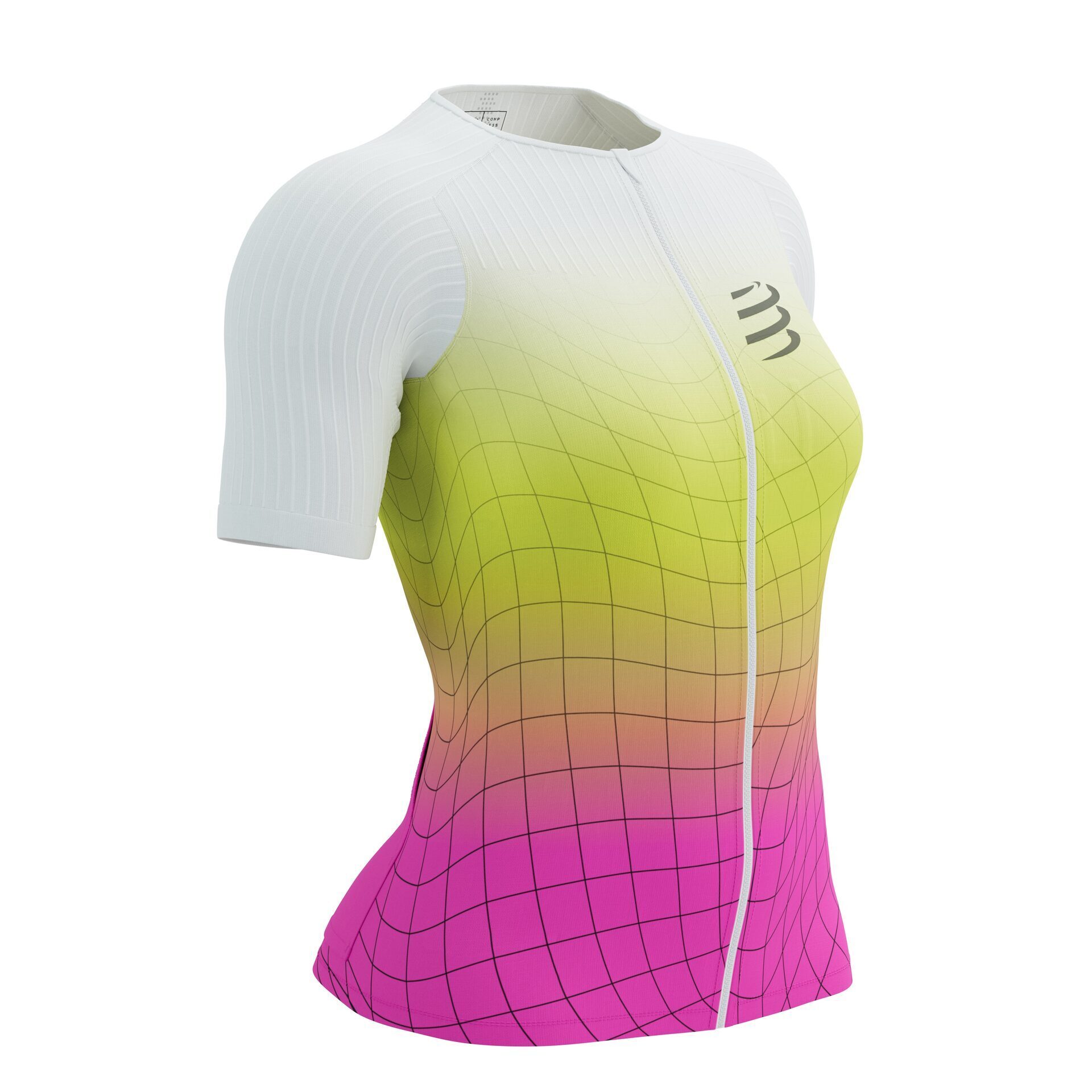 CS Футболка Tri Postural Aero SS Top W, Safe Yellow/Neo Pink, S