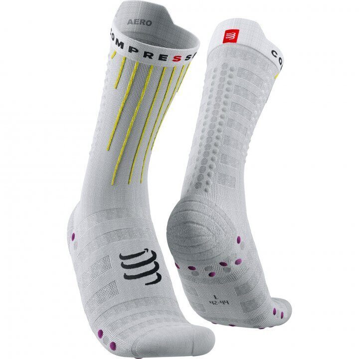 CS Шкарпетки Aero Socks, White/Safe Yellow/Neo Pink, T3