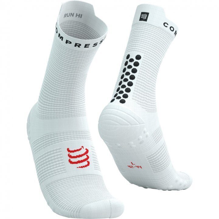 CS Шкарпетки Pro Racing Socks v4.0 Run High, White/Black, T3