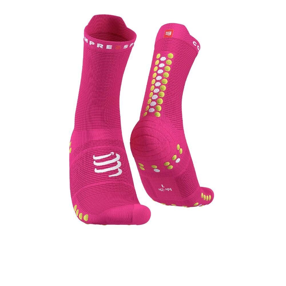 CS Шкарпетки Pro Racing Socks V4.0 Ultralight Run High, Fluo Pink/Primerose, T1