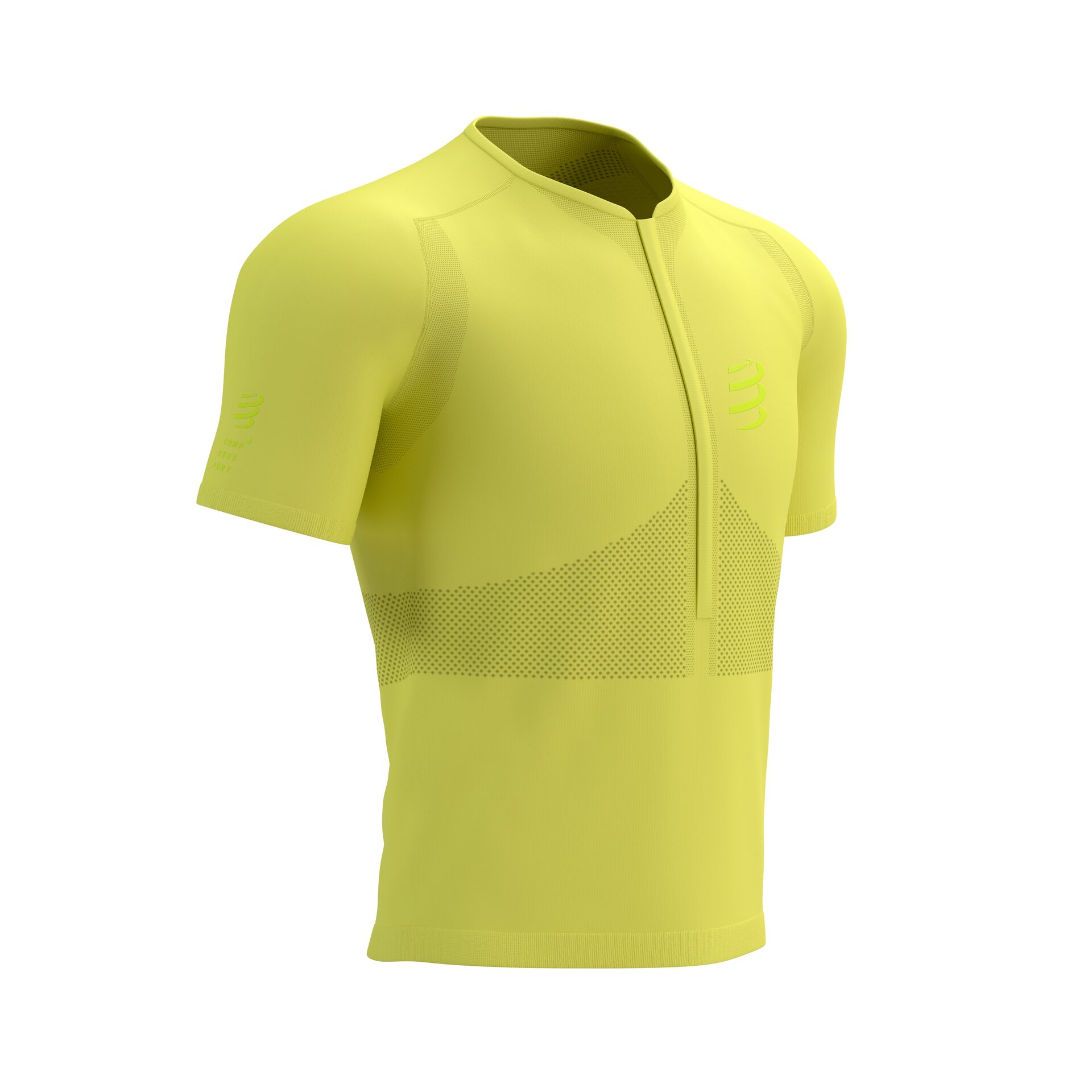 CS Футболка Trail Half-Zip Fitted SS Top, Green Sheen, S