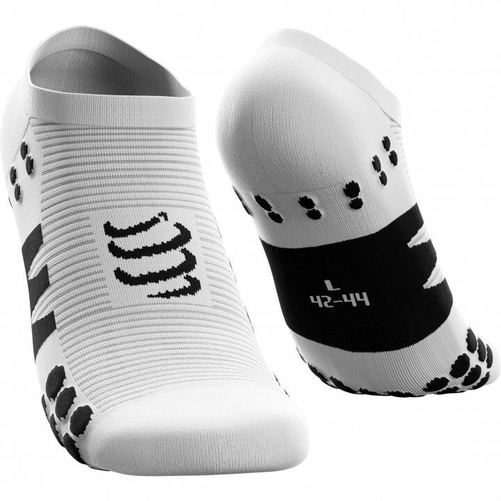 CS Шкарпетки No Show Socks, White/Black, T2