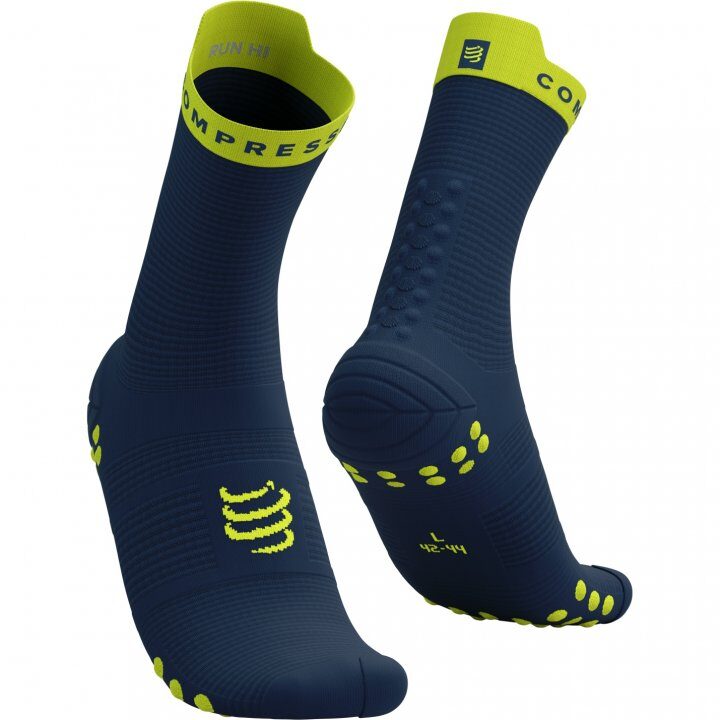CS Шкарпетки Pro Racing Socks V4.0 Run High, Blues/Green Sheen, T4