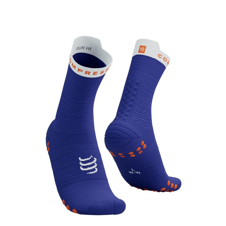 CS Шкарпетки Pro Racing Socks v4.0 Run High, Dazz Blue/White, T3