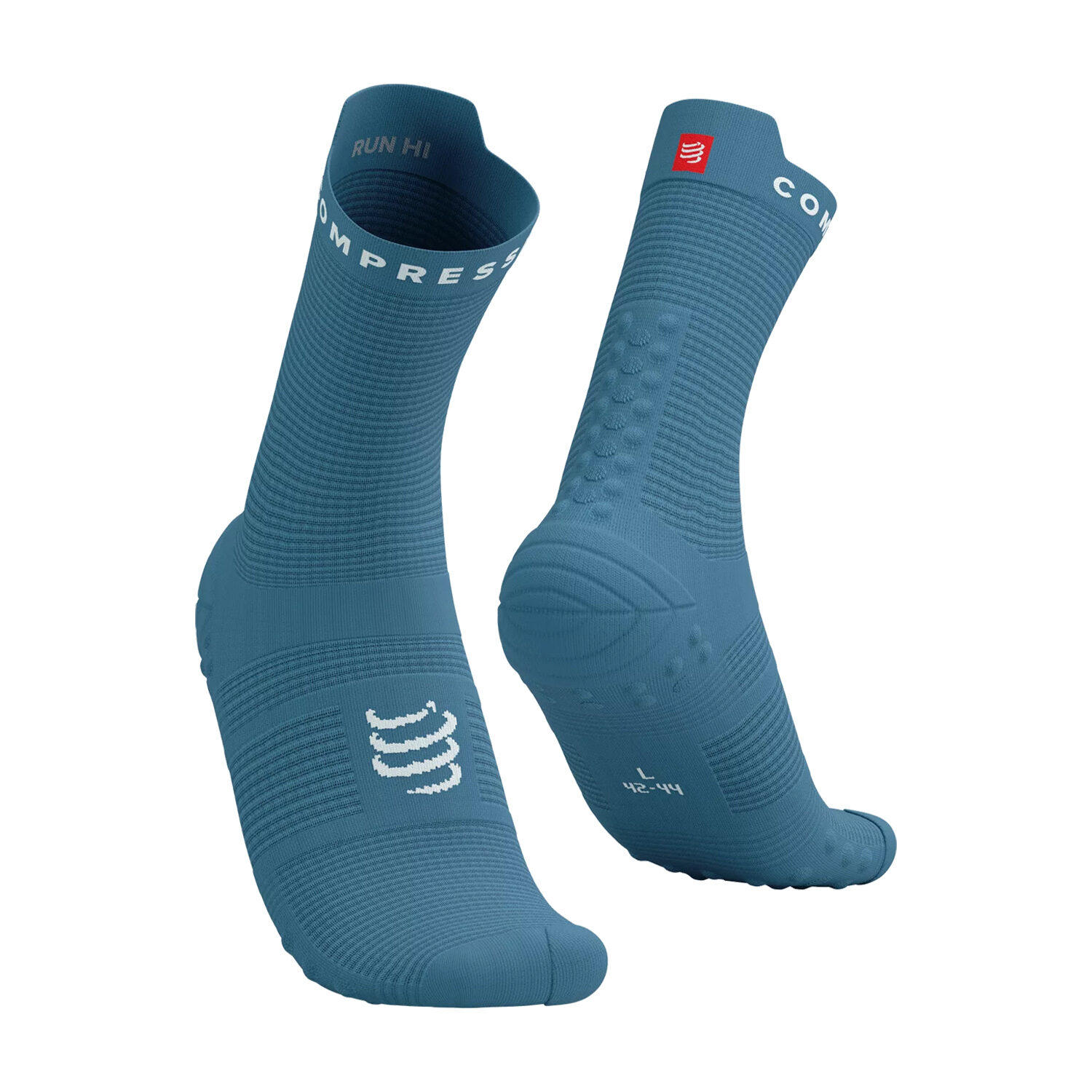 CS Шкарпетки Pro Racing Socks V4.0 Run High, Niagara Blue/White, T1