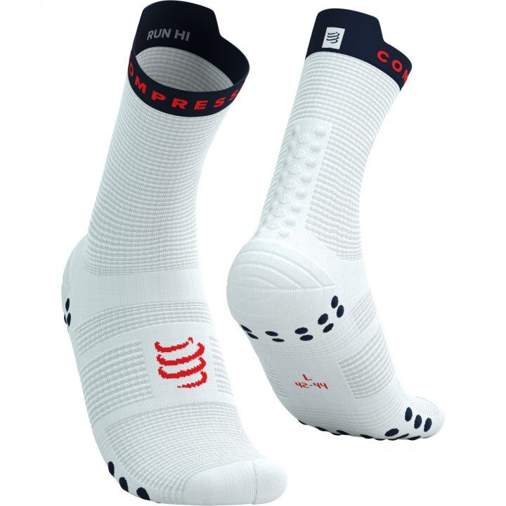 CS Шкарпетки Pro Racing Socks V4.0 Run High, White/Blues, T4