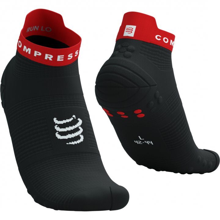 CS Шкарпетки Pro Racing Socks v4.0 Run Low, Black/Core Red, T1