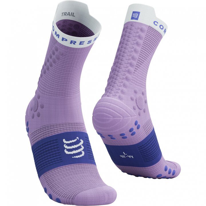 CS Шкарпетки Pro Racing Socks V4.0 Trail, Lupine/Dazz Blue, T4