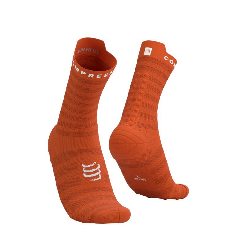 CS Шкарпетки Pro Racing Socks v4.0 Ultralight Run High, Fire/White, T3