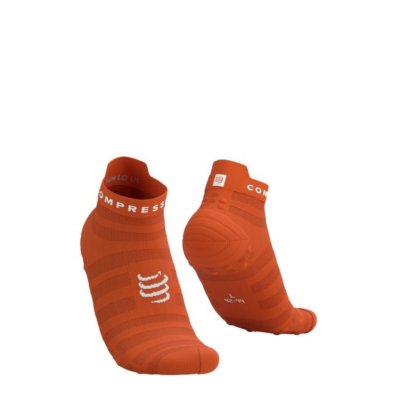 CS Шкарпетки Pro Racing Socks v4.0 Ultralight Run Low, Fire/White, T3