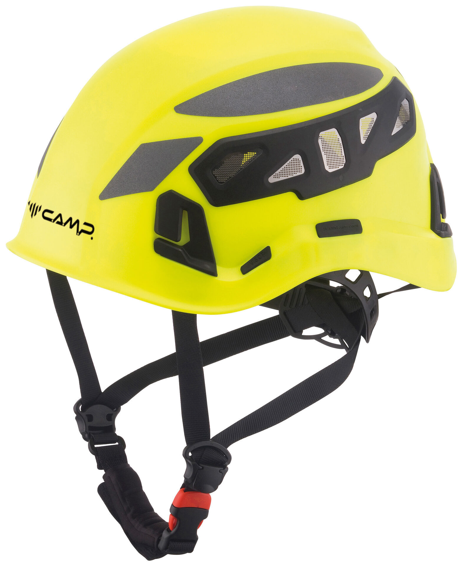 CAMP Каска ARES AIR PRO 54-62 cm - Fluo yellow / Reflective grey