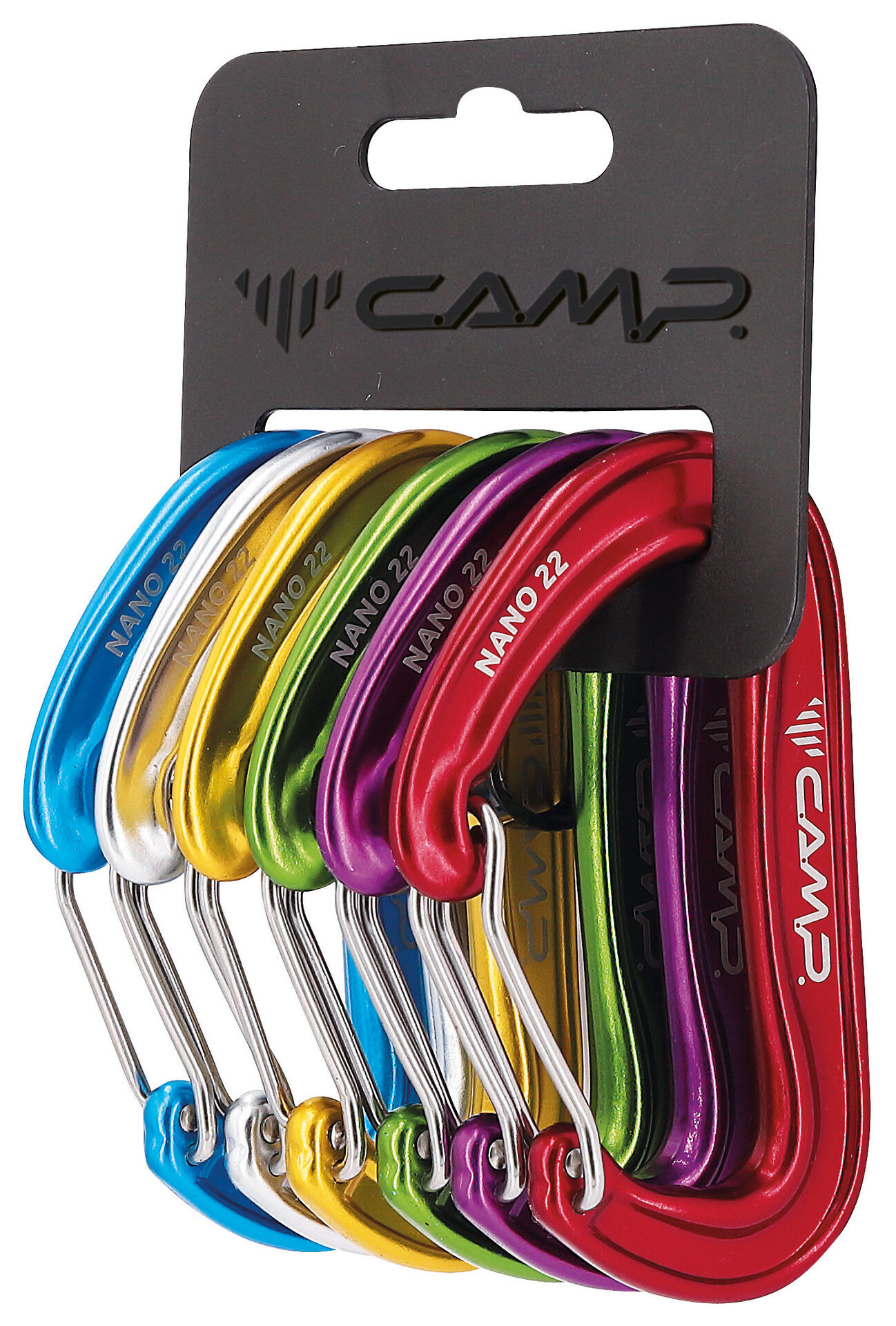 CAMP Карабін NANO 22 RACK PACK - 6 pcs