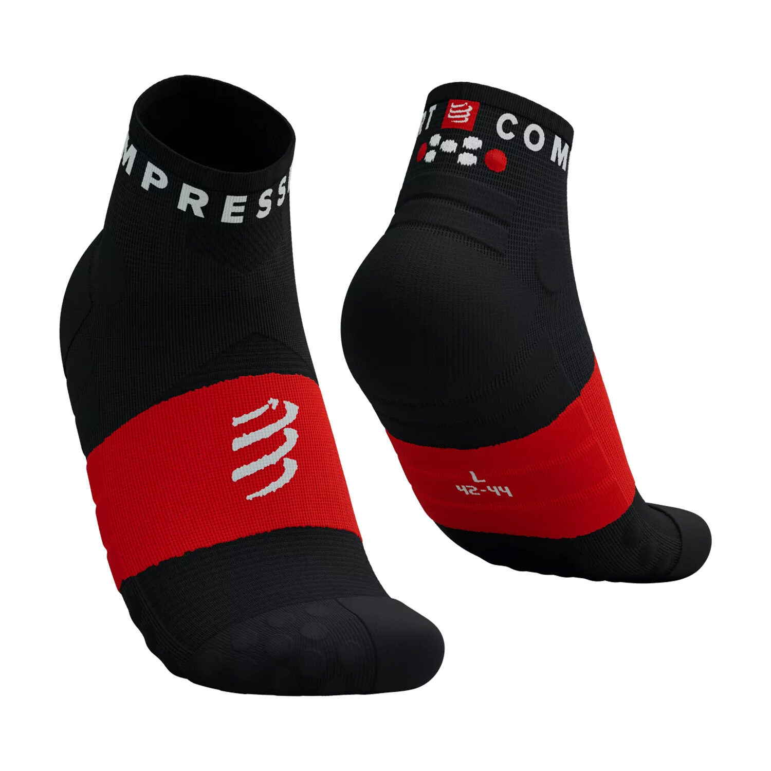 CS Шкарпетки Ultra Trail Low Socks, Black/Red, T4