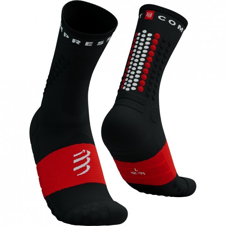 CS Шкарпетки Ultra Trail Socks V2.0, Black/Red, T1