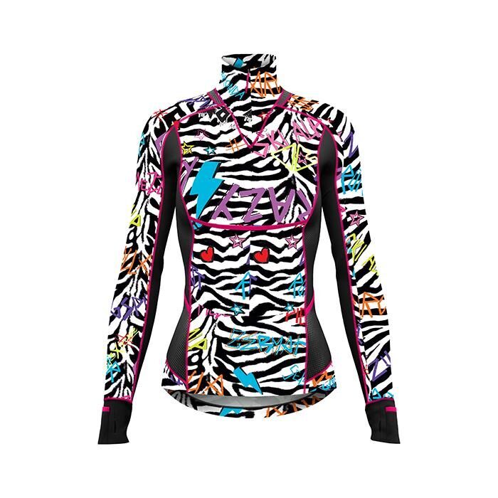 CRAZY Кофта SKY RUN WOMAN BLACK-ZEBRA M