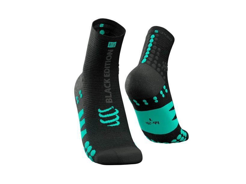 CS Шкарпетки Pro Racing Socks V3.0 Run High - Black Edition 2021, Black, T1