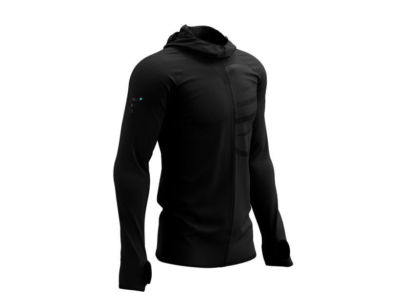 CS Кофта 3D Thermo Seamless Hoodie Zip - Black Edition 2021, Black, S