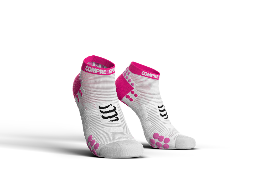 CS Шкарпетки Pro Racing Socks V3.0 Run Low, White/Pink, T2
