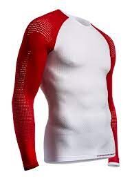CS Кофта On/Off Multisport Shirt LS, White/Red, XL