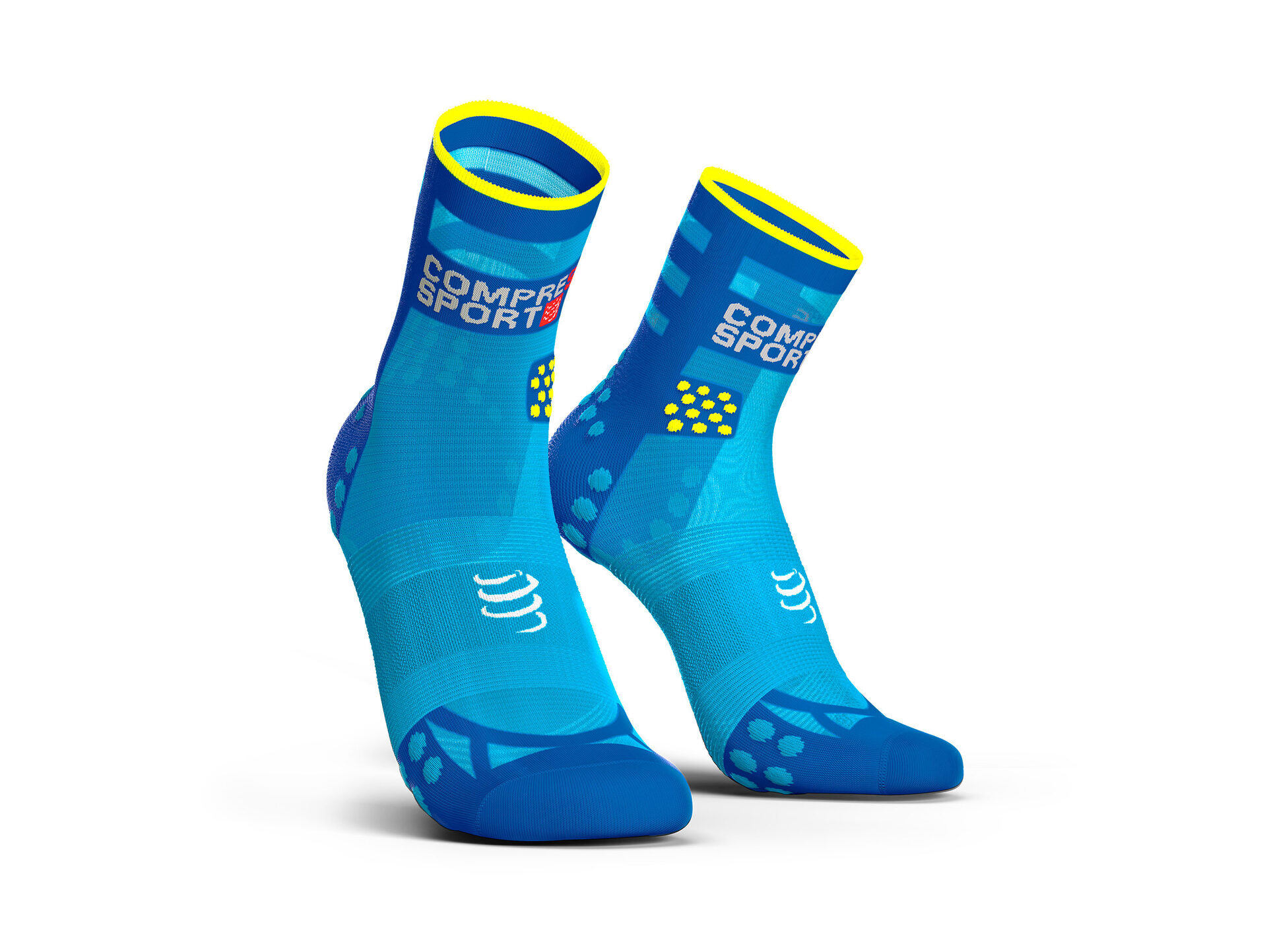 CS Шкарпетки Pro Racing Socks V3.0 Ultralight Run High, Fluo Blue, T1 (Old 2019)