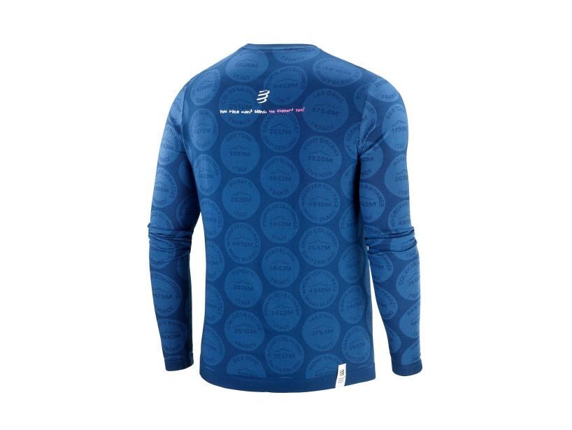 CS Кофта Training Tshirt LS Badges - Mont Blanc 2020, Blue, M, фото 2