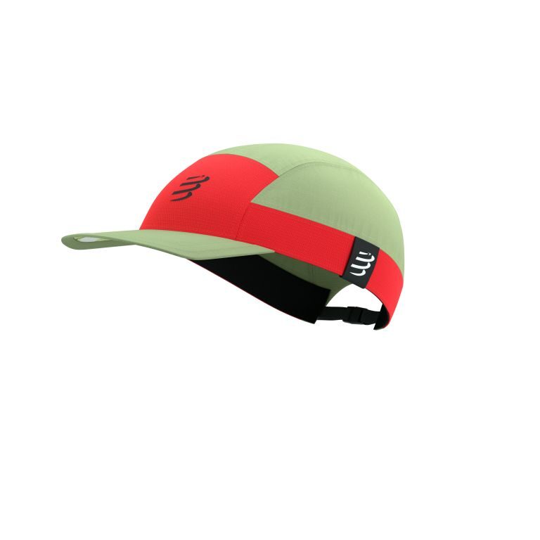 CS Картуз 5 Panel Light Cap 2025, Nile/Fluo Red