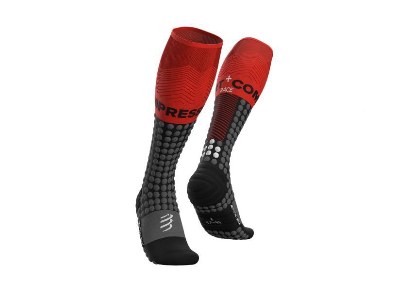 CS Гольфи Skimo Full Socks, Black/Red, T2