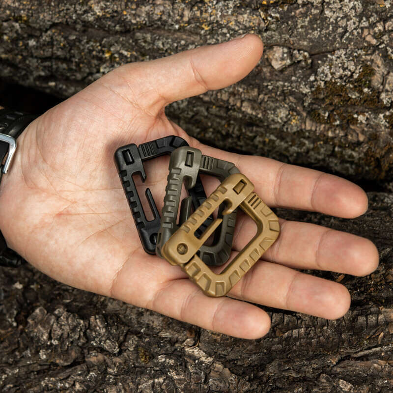 WJ Карабін Plastic Carabiner хакі, фото 2