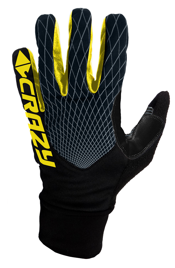 CRAZY Рукавиці SCI ALP RACE YELLOW FLUO M