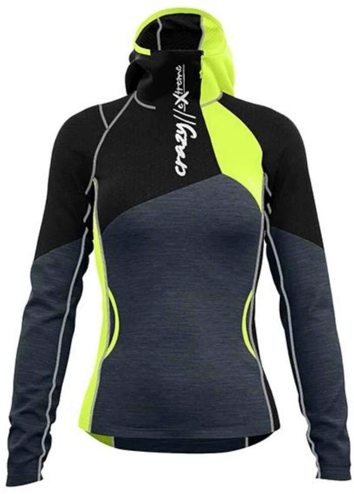 CRAZY Кофта ELECTRA WOMAN YELLOW FLUO S