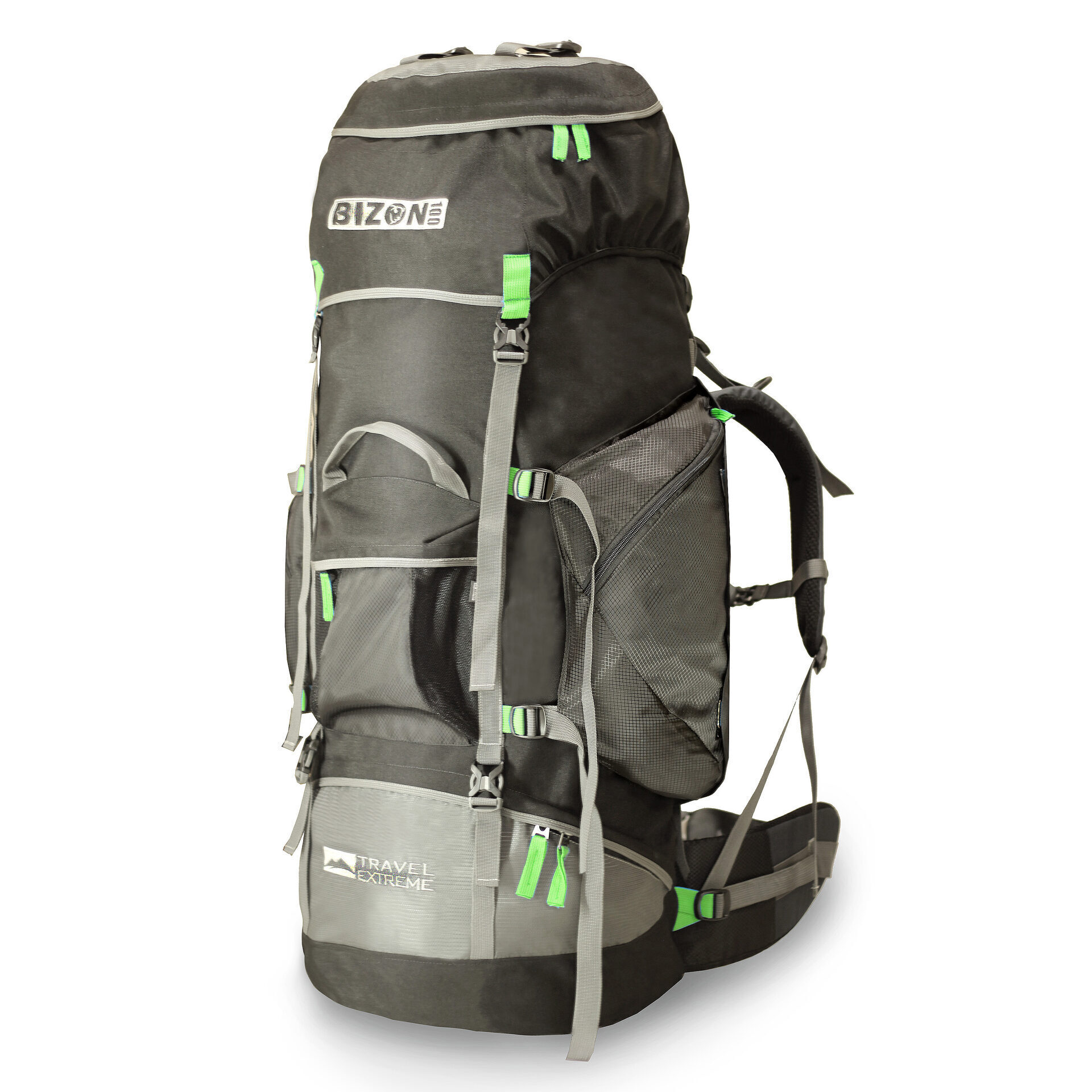 TE Рюкзак BIZON 100 Black+Green