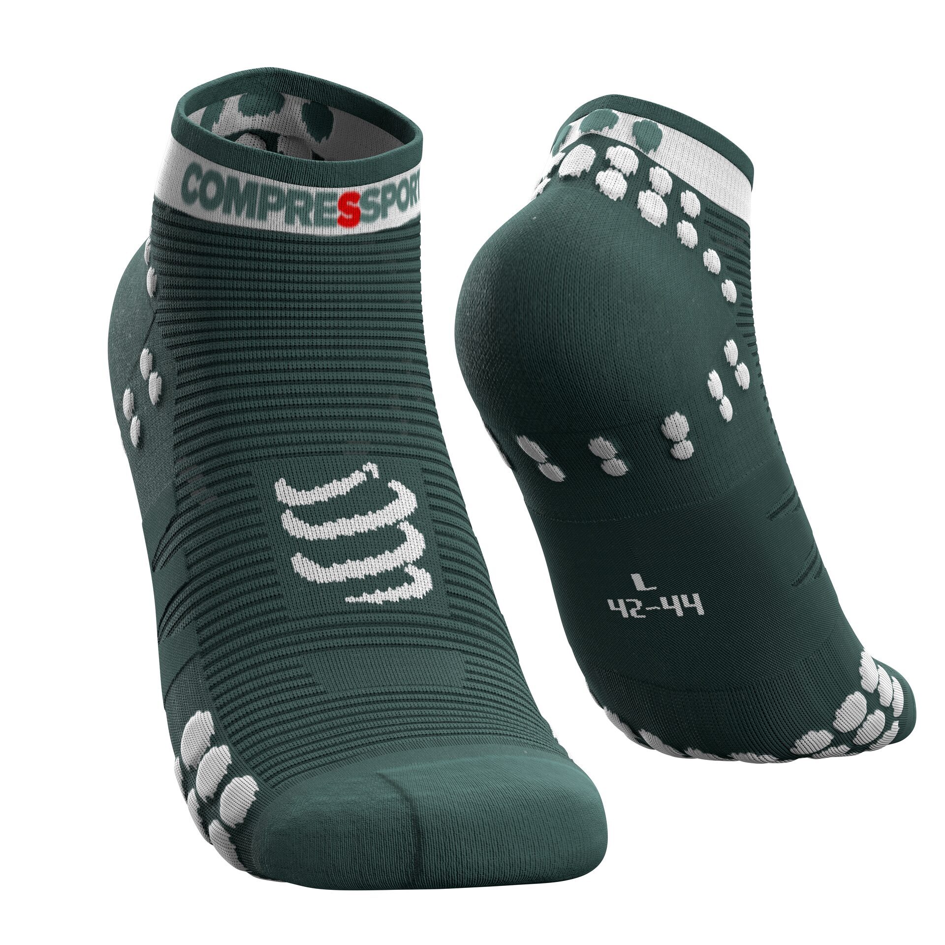 CS Шкарпетки Pro Racing Socks V3.0 Run Low, Silver Pine/White, T4