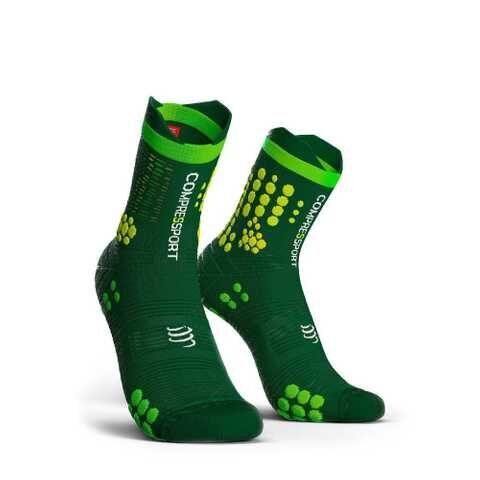CS Шкарпетки Pro Racing Socks V3.0 Trail, Green/Yellow, T1