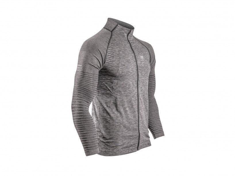 CS Кофта Seamless Zip Sweatshirt, Grey Melange, XS (2020)