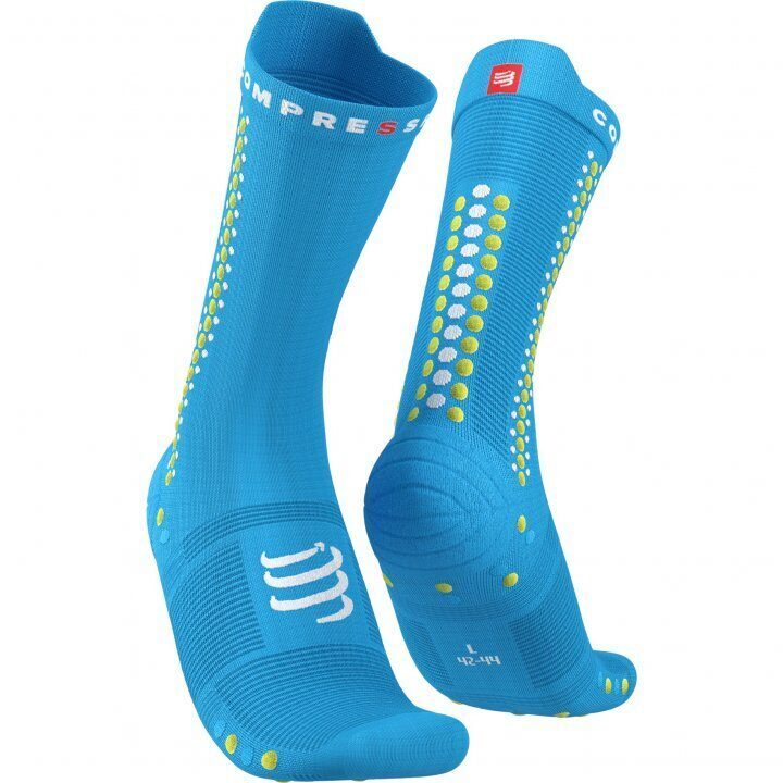 CS Шкарпетки Pro Racing Socks V4.0 Bike, Fluo Blue/Primrose, T3