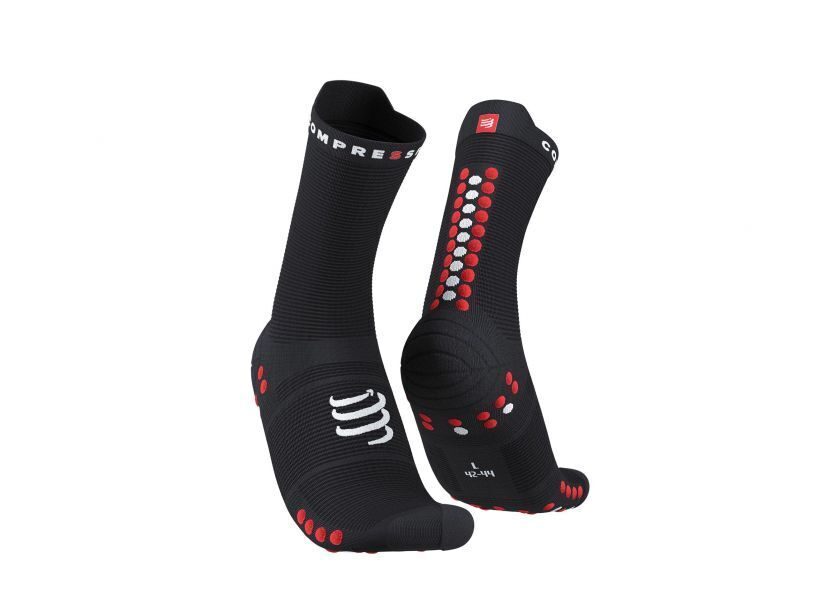 CS Шкарпетки Pro Racing Socks V4.0 Run High, Black/Red, T3