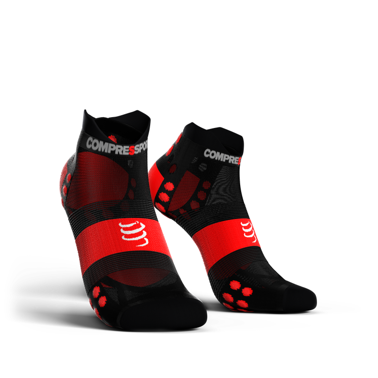 CS Шкарпетки Pro Racing Socks V3.0 Ultralight Run Low, Black/Red, T1 (Old)