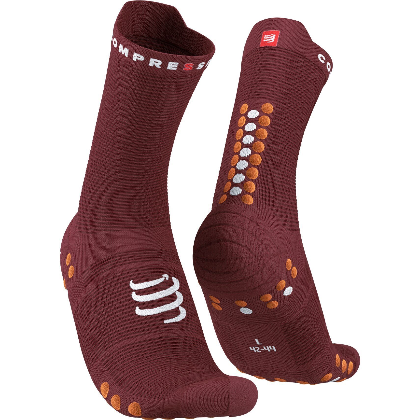 CS Шкарпетки Pro Racing Socks V4.0 Run High, Spd Apple/Dk Cheddar, T4