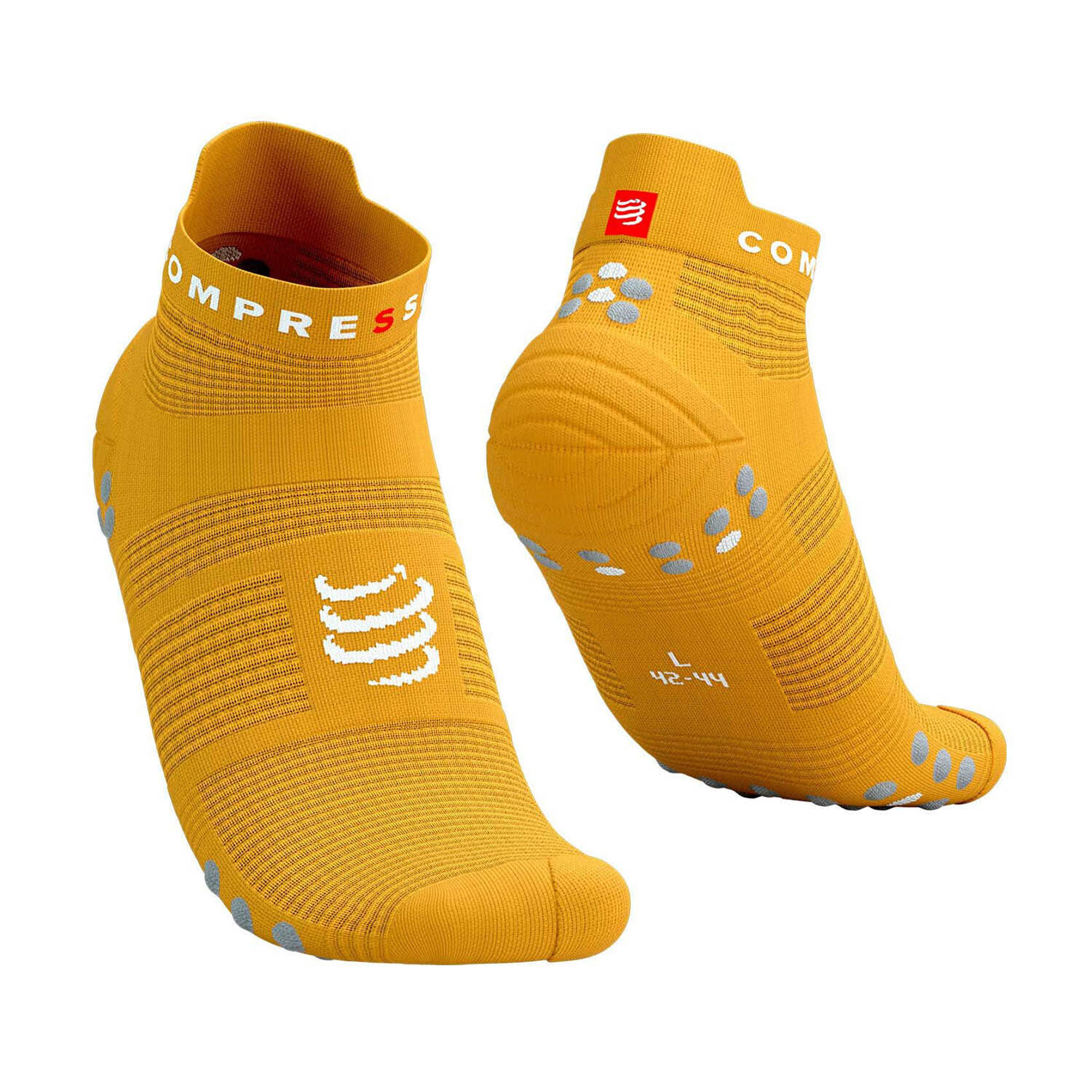 CS Шкарпетки Pro Racing Socks V4.0 Run Low, Citrus/Alloy, T3